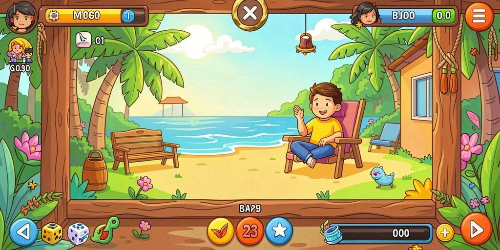 mkwin666 - Screenshot menunjukkan salah satu level menantang di MKWIN666.